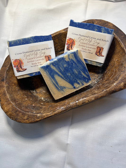 Lizzie’s Amber Lavender Body Bar